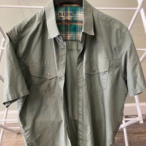 Kuhl Stealth Button-Up Shirt Metal Green